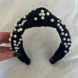 Lele Sadoughi | Accessories | Lele Sadoughi Jet Pearl Woven  display picture 3
